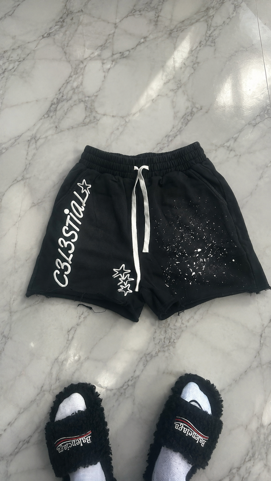 CELESTIAL Black Shorts