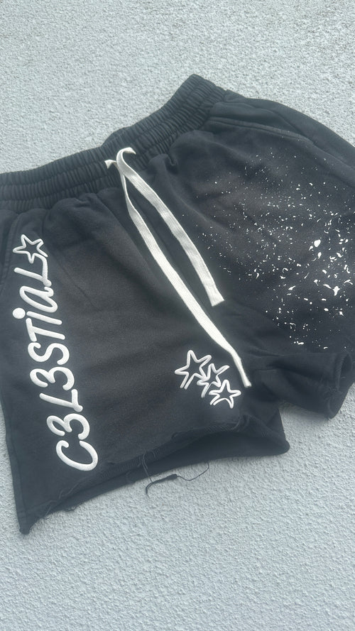CELESTIAL Black Shorts